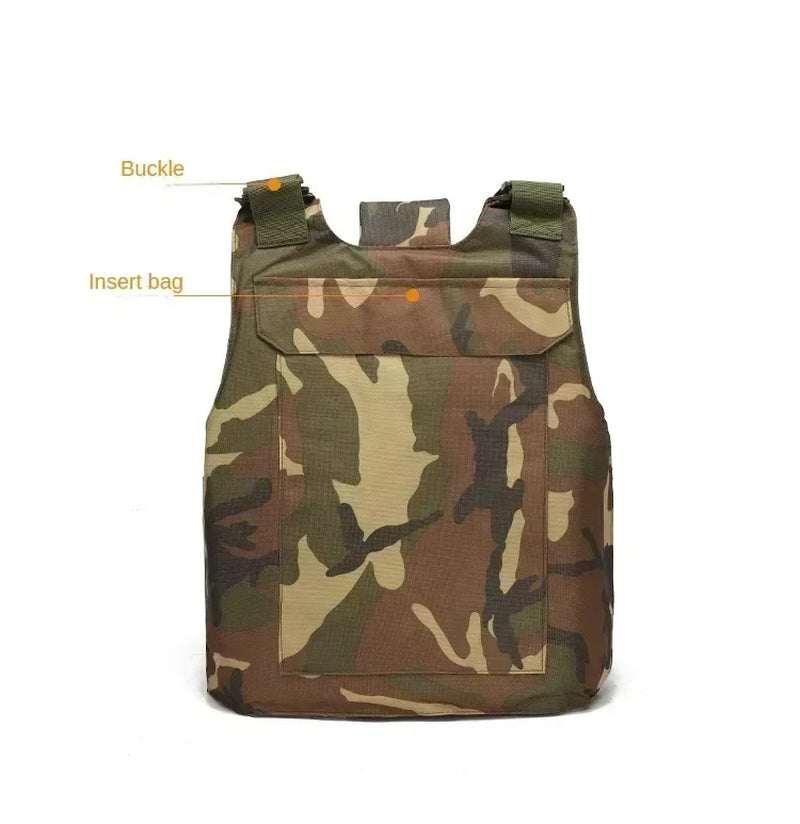 800D Tactical Vest Multi Functional Armor Plate Tactical Carrier Vest CP Camo