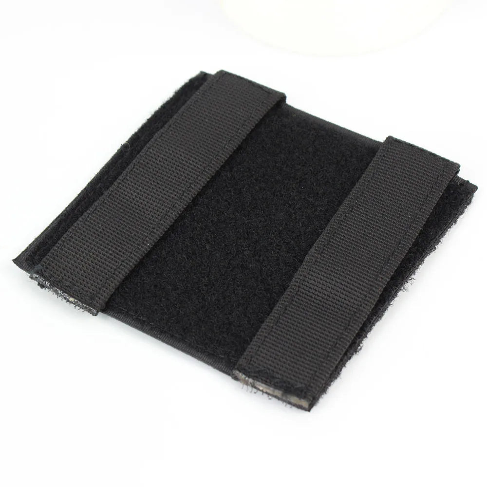 2Pcs Useful Molle Patch Panel Holder for Tactical Vest Additional Name Badge Loop Display Panel Easy to Use