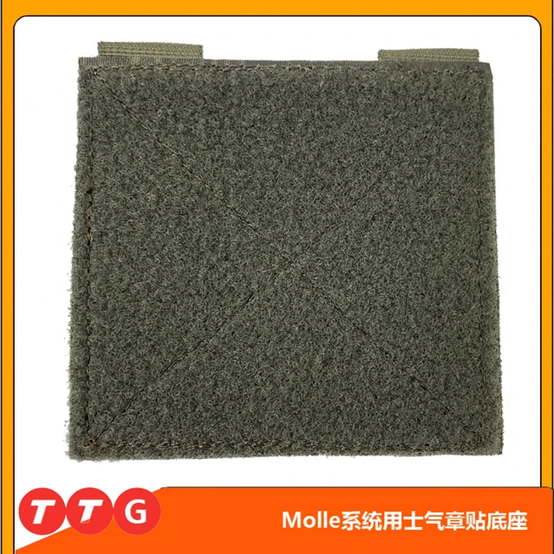 2Pcs Useful Molle Patch Panel Holder for Tactical Vest Additional Name Badge Loop Display Panel Easy to Use