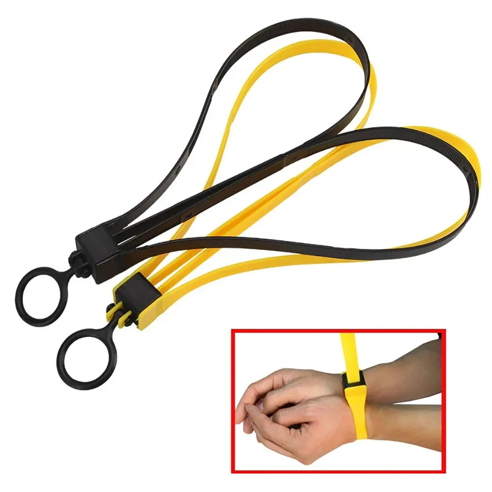 Tactical Plastic Cable Tie Strap Handcuffs War Battle Agent Police CS TMC Gear Hunting Disposable Cable Tie Cosplay