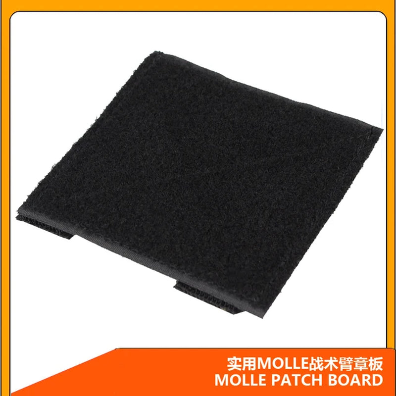 2Pcs Useful Molle Patch Panel Holder for Tactical Vest Additional Name Badge Loop Display Panel Easy to Use