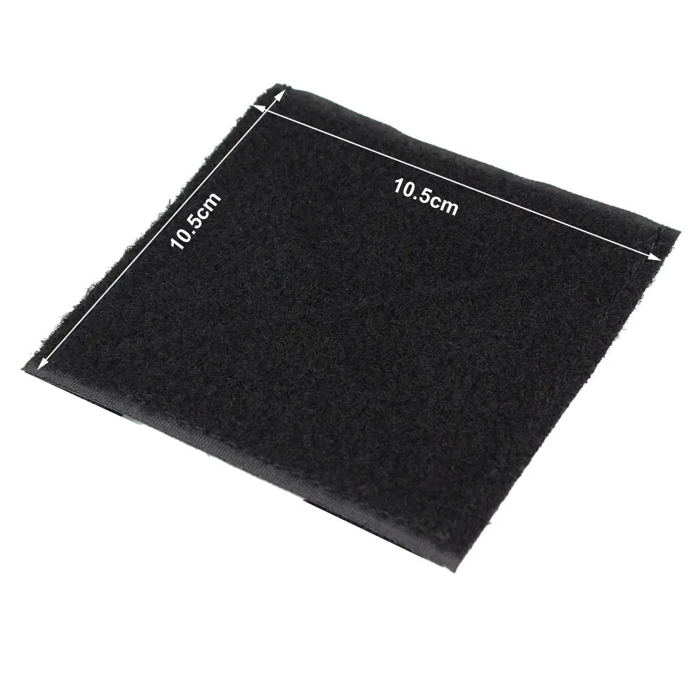 2Pcs Useful Molle Patch Panel Holder for Tactical Vest Additional Name Badge Loop Display Panel Easy to Use