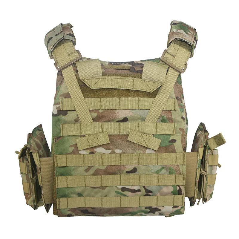 Tactical Vest Outdoor Hunting Plate Carrier Protective Adjustable Vest Airsoft Carrier Combat Equipment