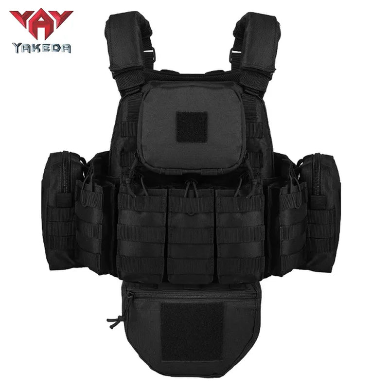 Tactical Vest Outdoor Camouflage Multifunctional Vest Hunting Equipment Adjustable Tactical Vest CS Simulation