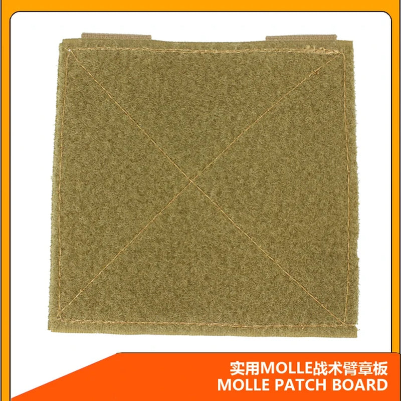 2Pcs Useful Molle Patch Panel Holder for Tactical Vest Additional Name Badge Loop Display Panel Easy to Use