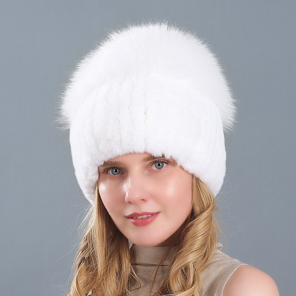 Earmuffs Straw Hat Women