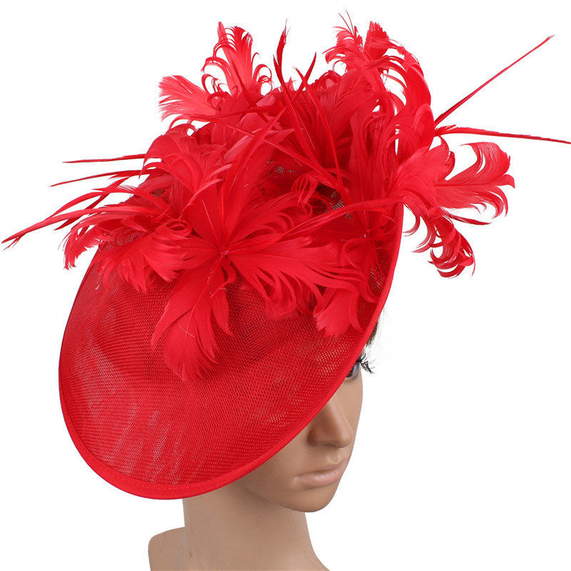 Aristocratic Ladies Feather Hat