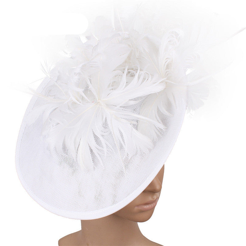 Aristocratic Ladies Feather Hat