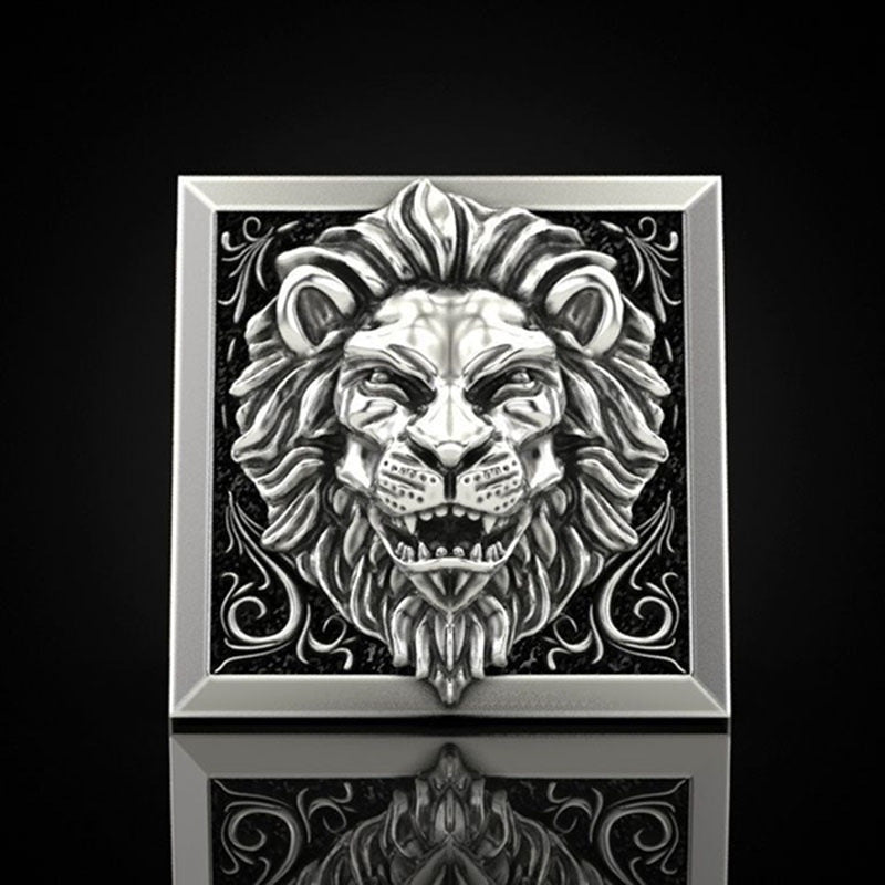 vintage lion rings