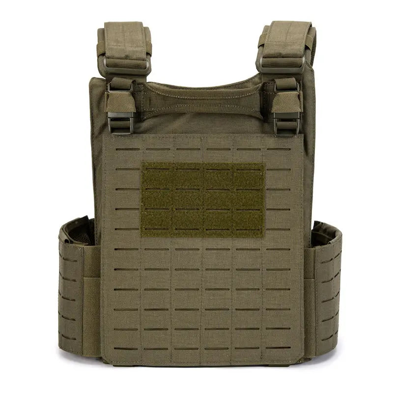 1000D Nylon Chaleco Tactico Vest Ranger-Green Tactical Gear 25X30Cm Plate Carrier Molle Tactical Vest for Outdoor Hunting