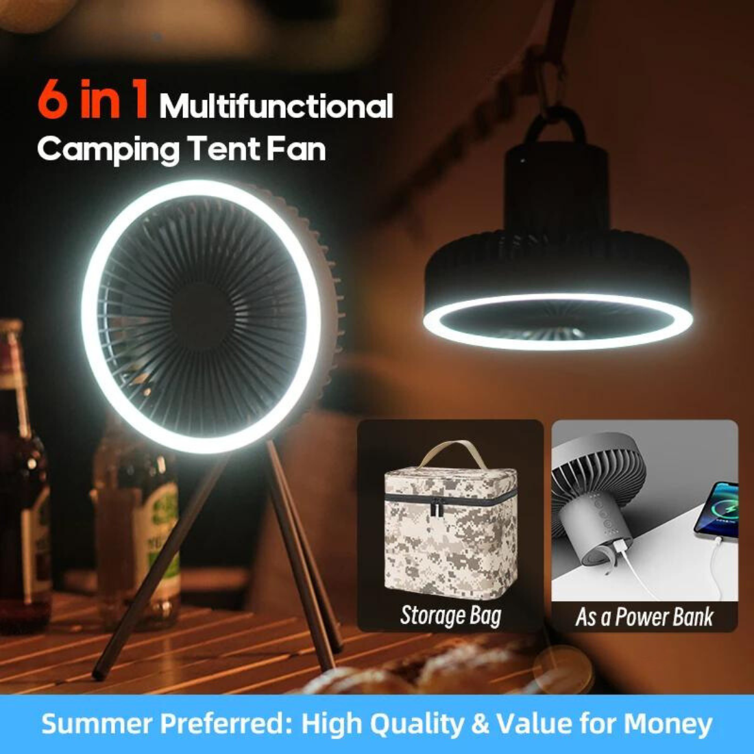 Portable Camping Fan