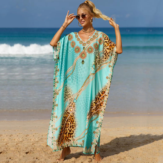 19 Colors Beach Cover-up Bohemian Beach Dress Plus Size