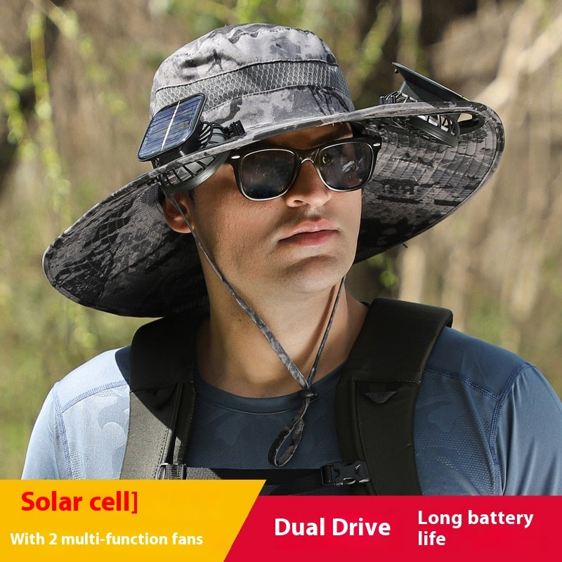 Solar Charging Wind Sun Protection Hat