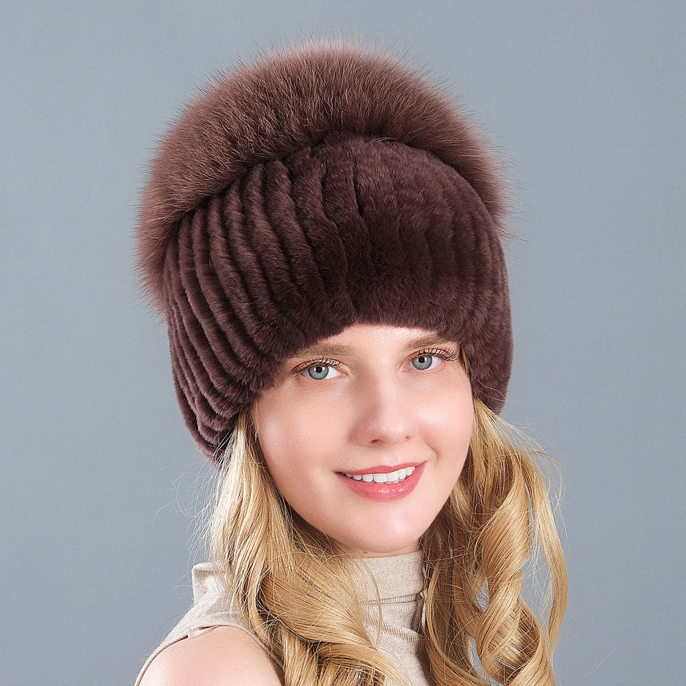 Earmuffs Straw Hat Women