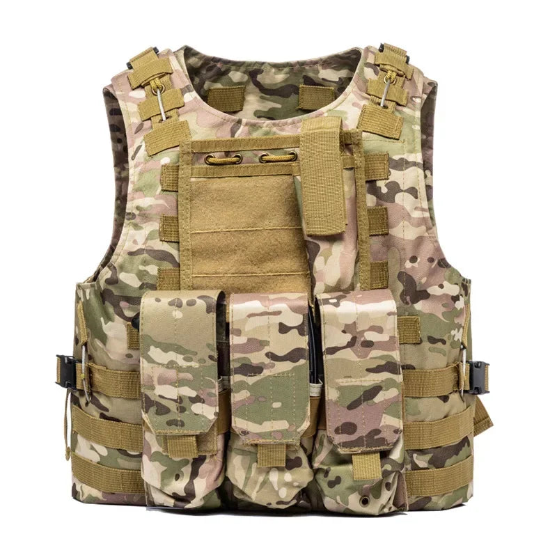 Tactical Vest Airsoft Assault Molle Vests Equipment Outdoor Clothing CS Sports Hunting Camouflage Vest Combat Waistcoat