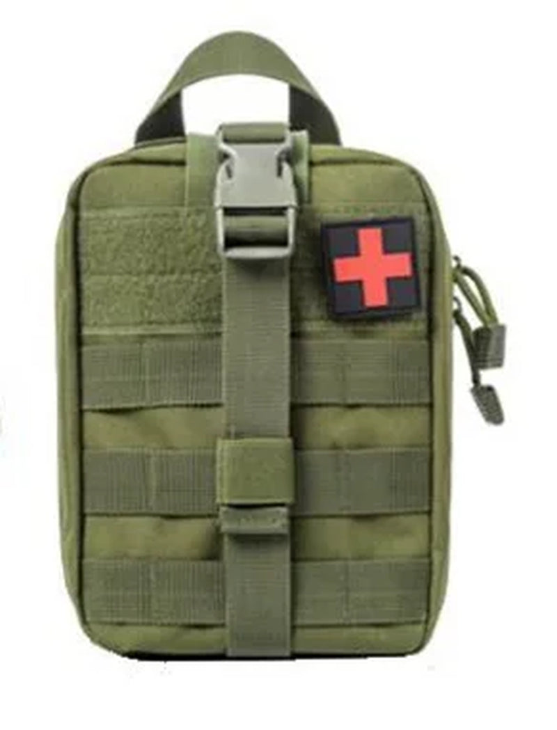 Medical Tourniquet + Rip Away IFAK Bag Combat Outdoors Emergency Medical First Aid Equipment One-Handed Tourniquet