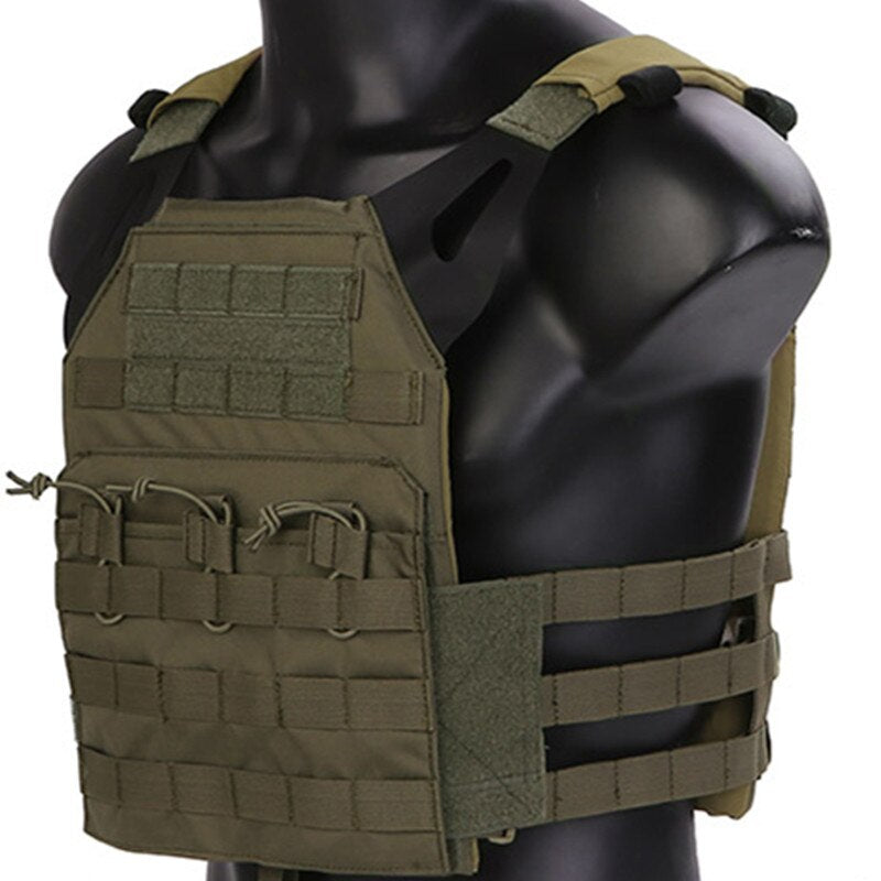 Tactical Vest MOLLE JPC Vest Airsoft Paintball Molle Vest Chest Protective Plate Carrier Multicam Combat Vest