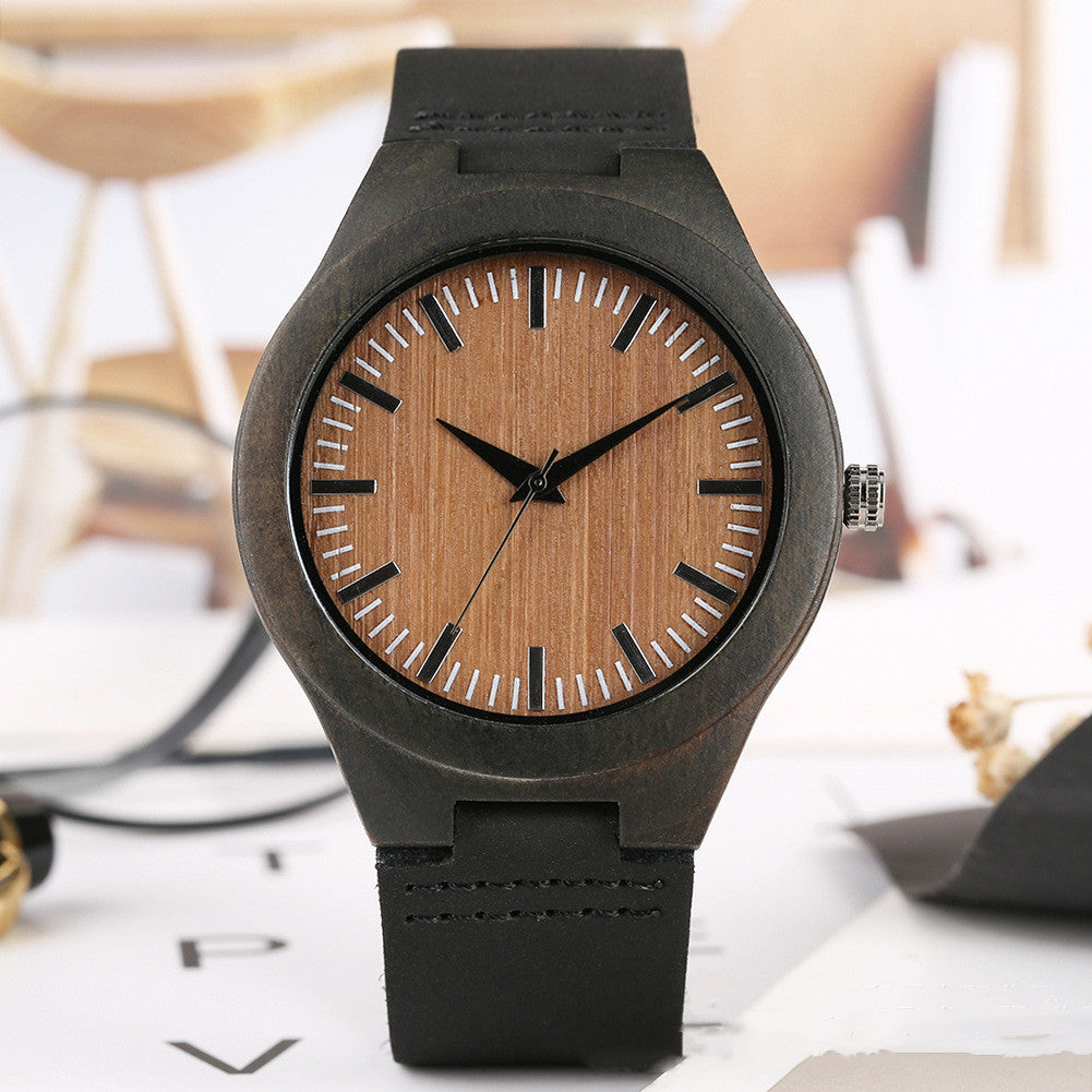 Wooden Quartz Men's Watch