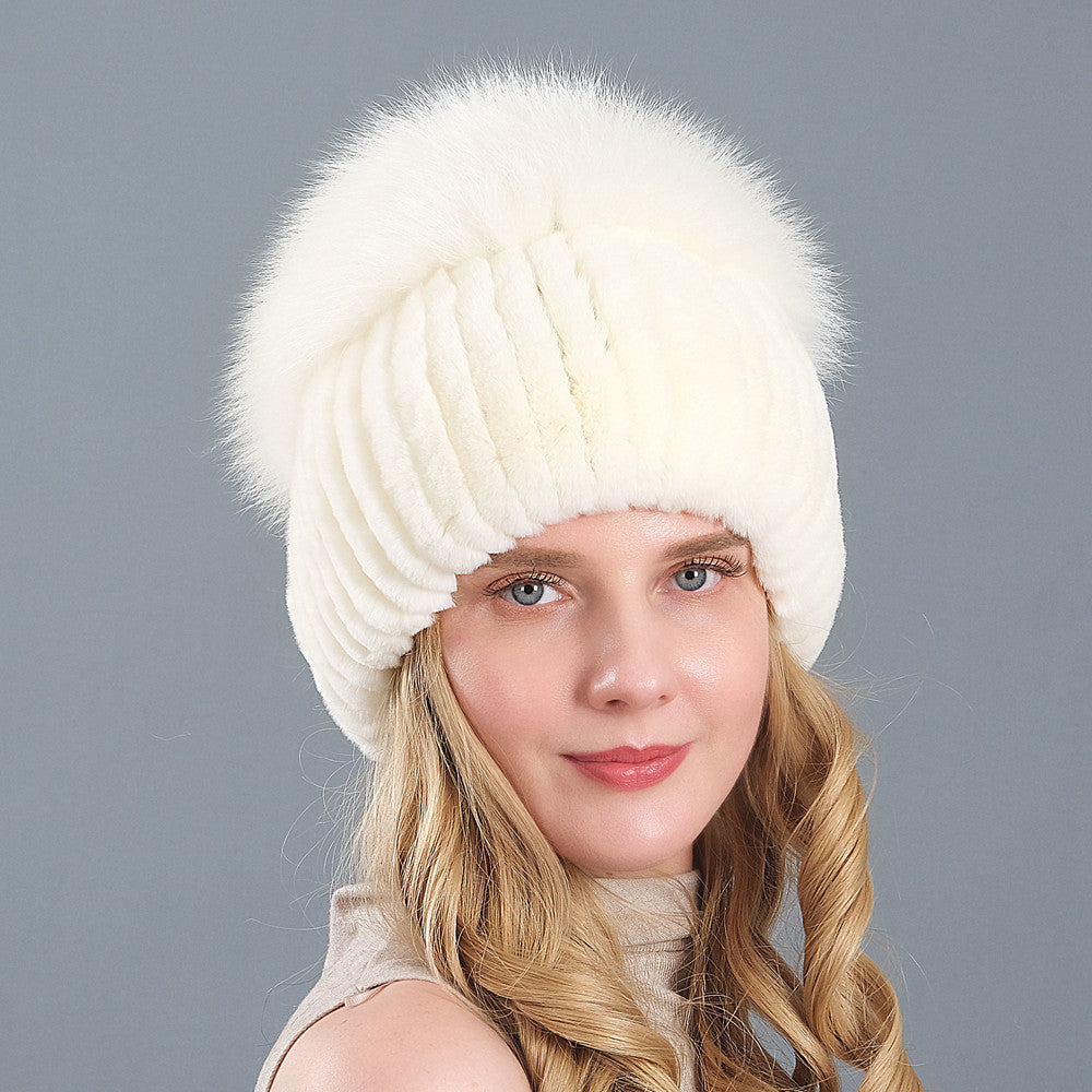 Earmuffs Straw Hat Women