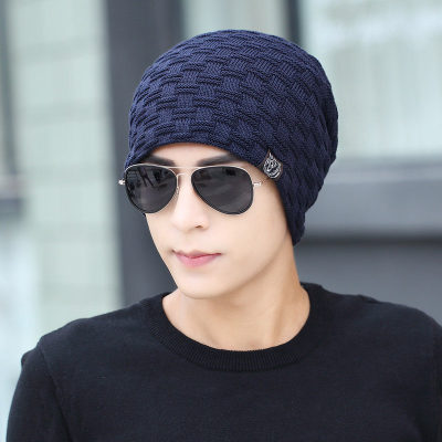 men's hat for autumn and winter outdoor knitted caps