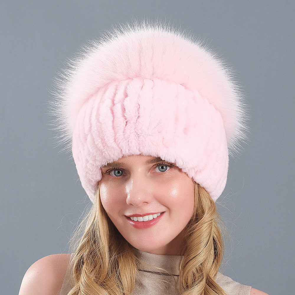 Earmuffs Straw Hat Women