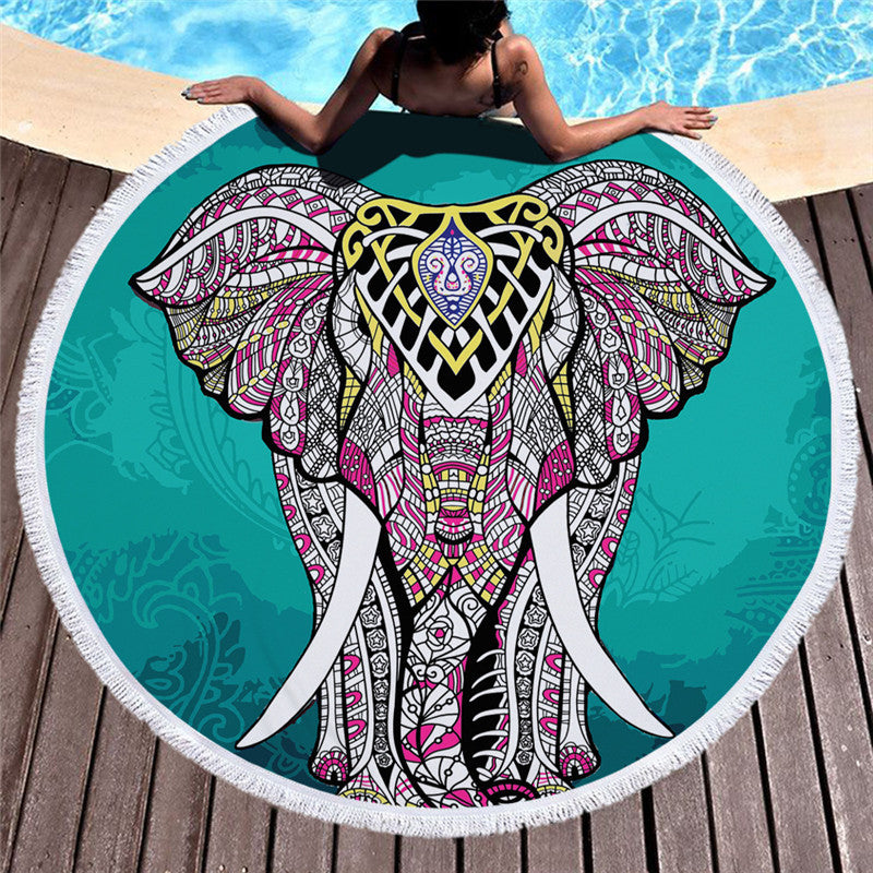 Printed beach towel