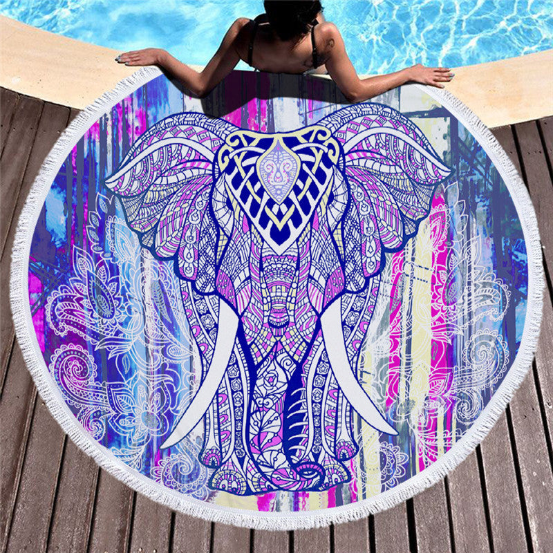 Printed beach towel