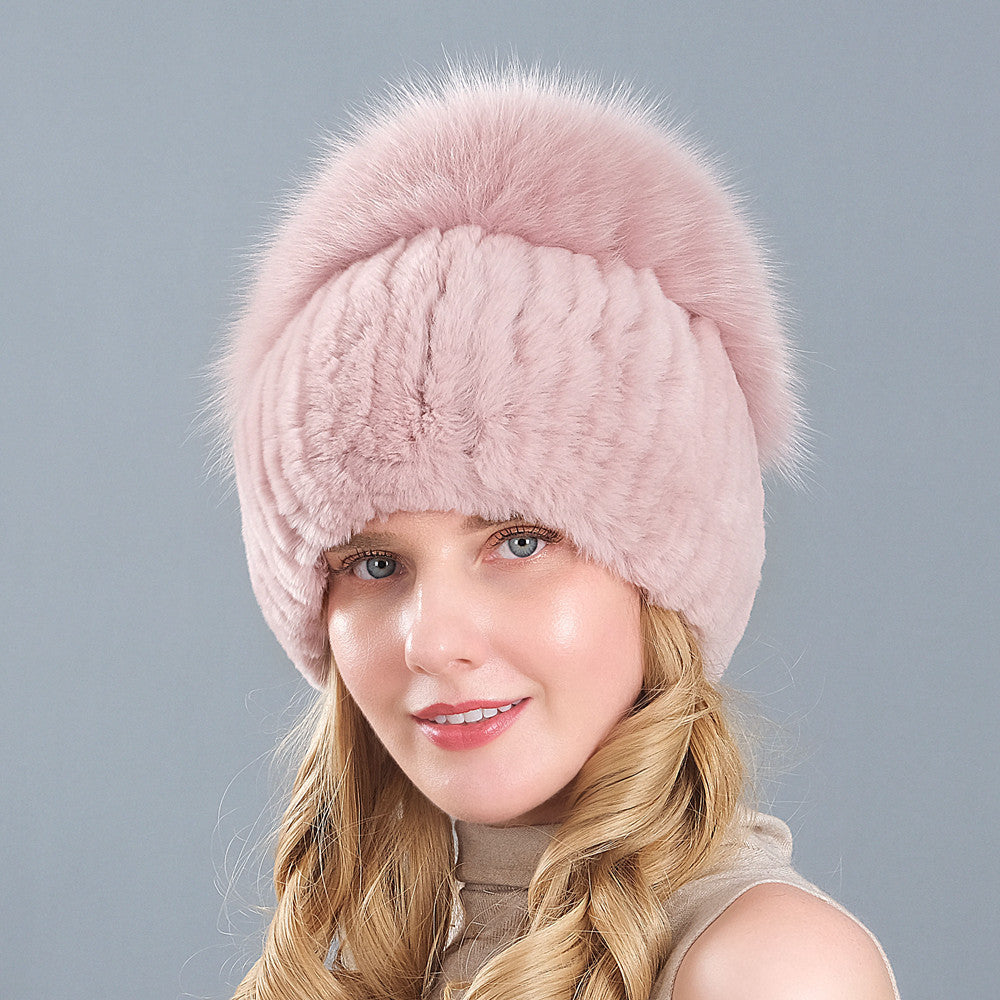 Earmuffs Straw Hat Women