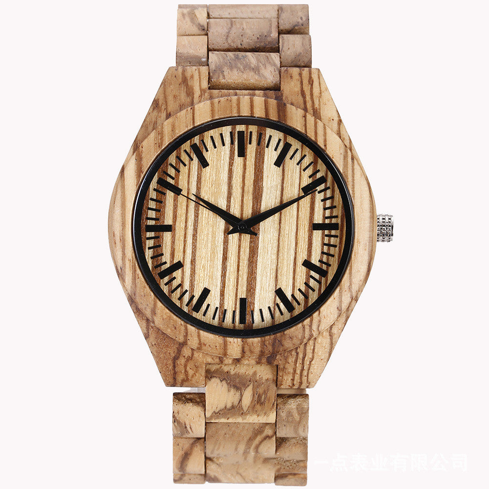 Wooden Quartz Men's Watch