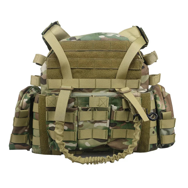 Tactical Vest Outdoor Hunting Plate Carrier Protective Adjustable Vest Airsoft Carrier Combat Equipment