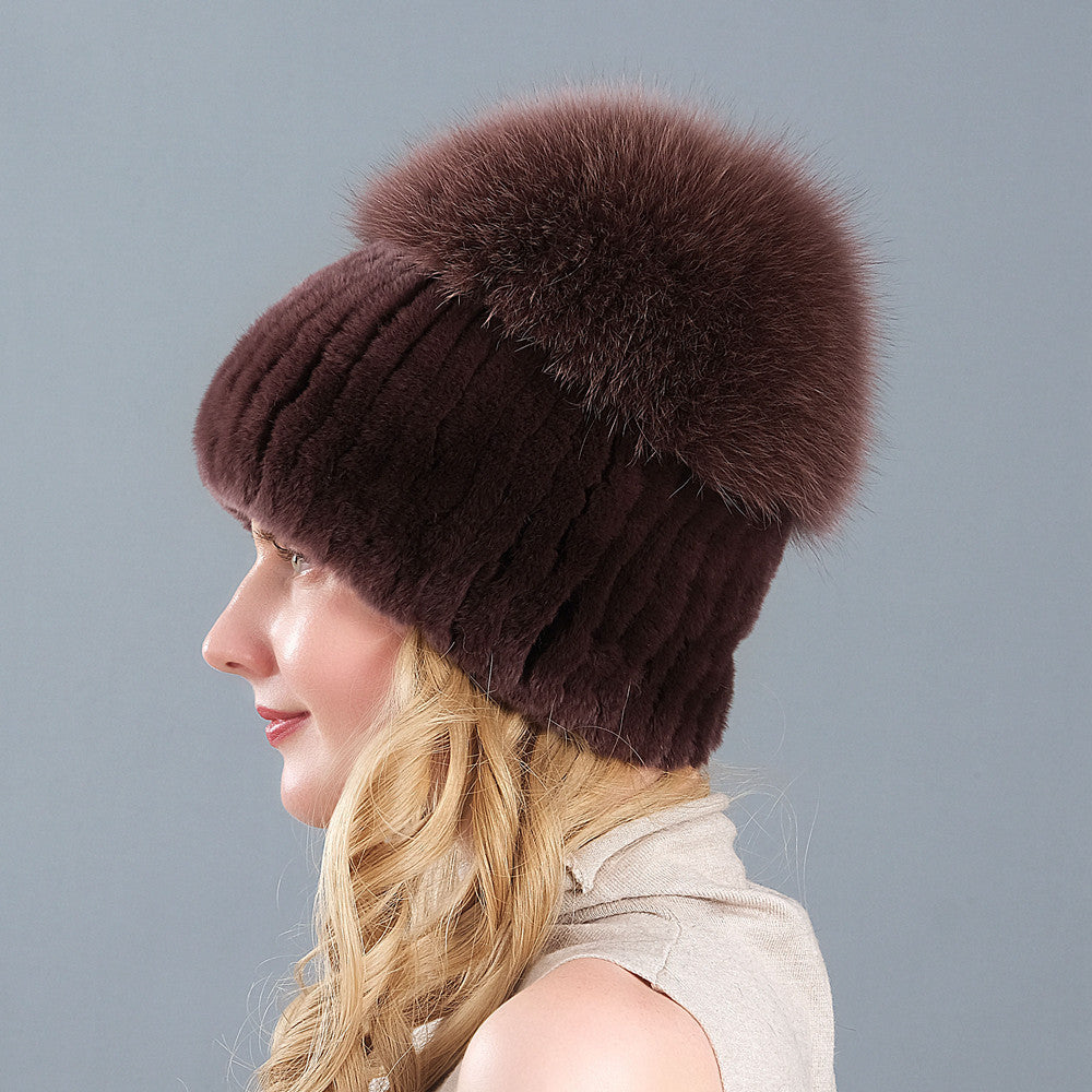 Earmuffs Straw Hat Women