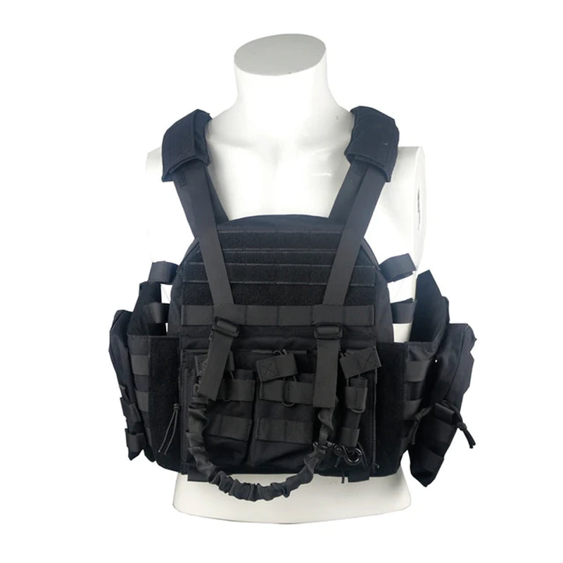 Tactical Vest Outdoor Hunting Plate Carrier Protective Adjustable Vest Airsoft Carrier Combat Equipment