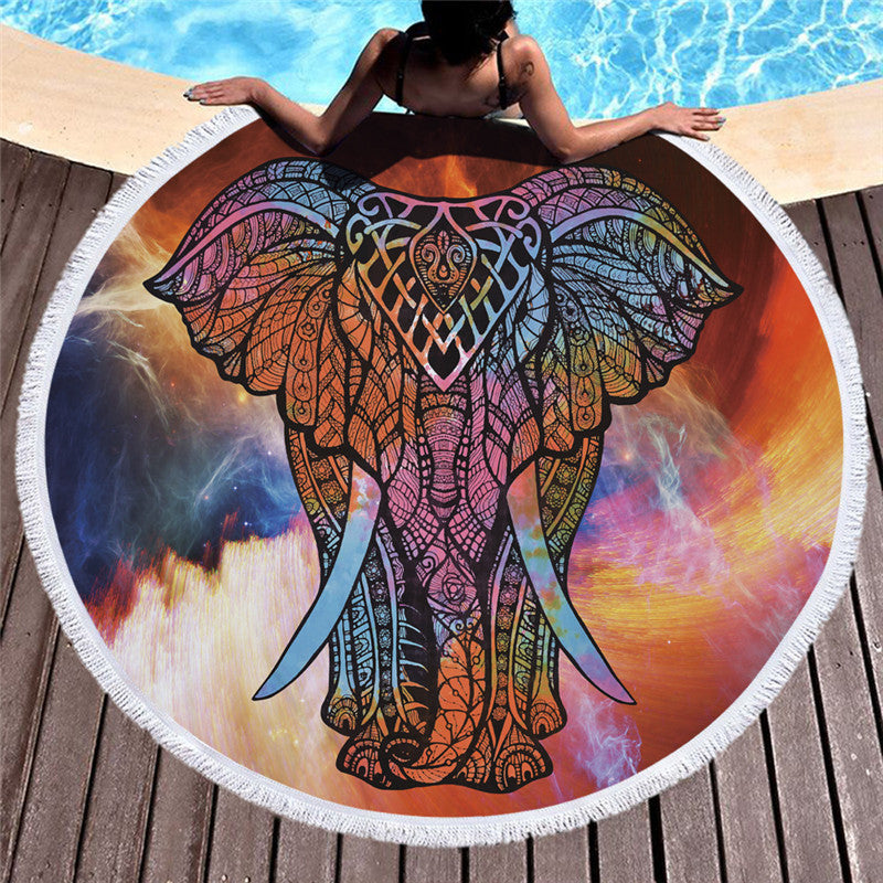 Printed beach towel