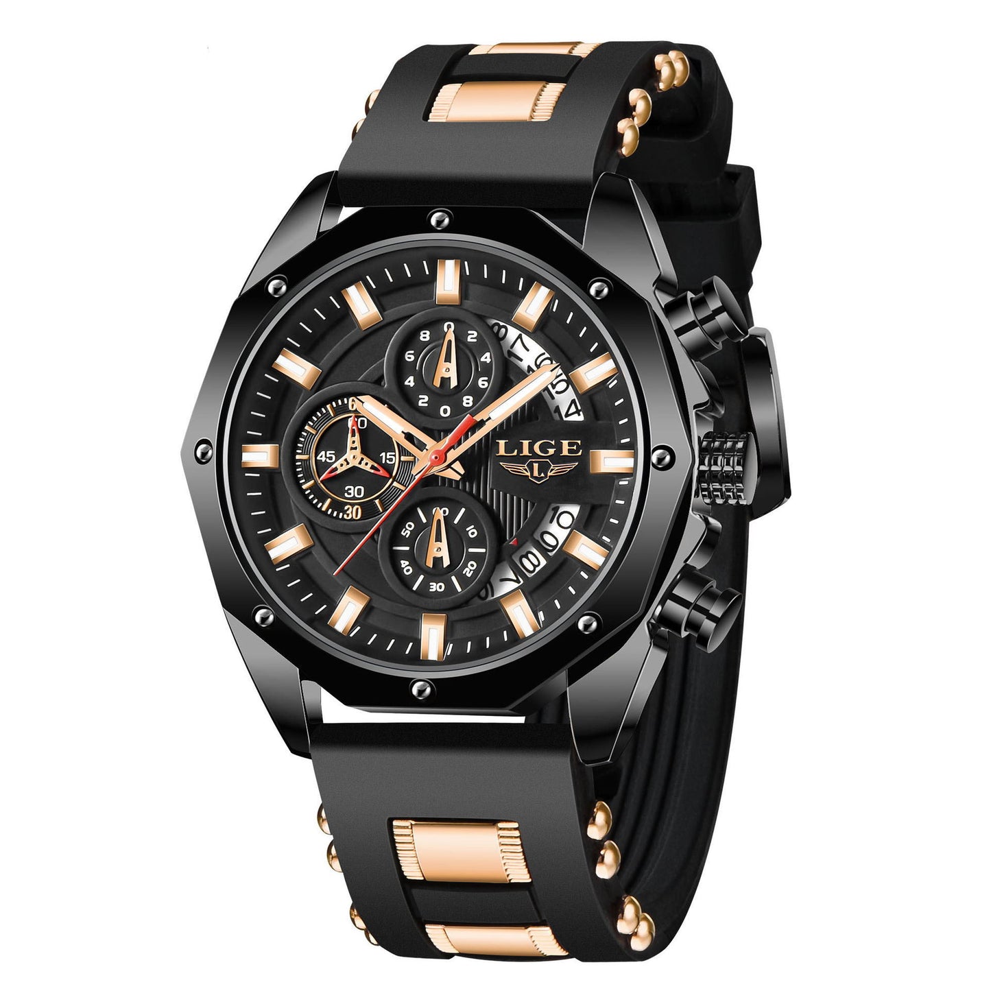 Men Luxury Silicone Sport Watch