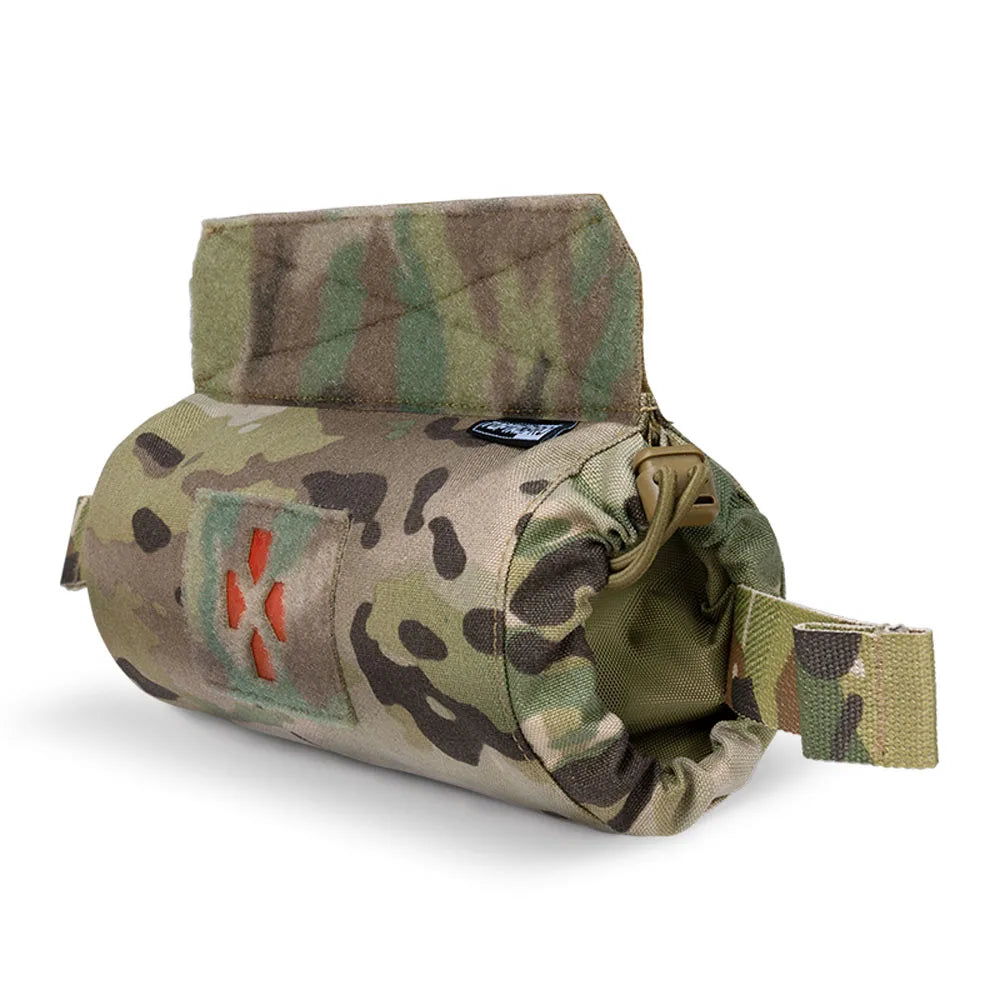 Tactical Chest Medical Bag Roll 1 Trauma Pouch Medical Pouch IFAK First Aid Kit Pouch Camo TP8507