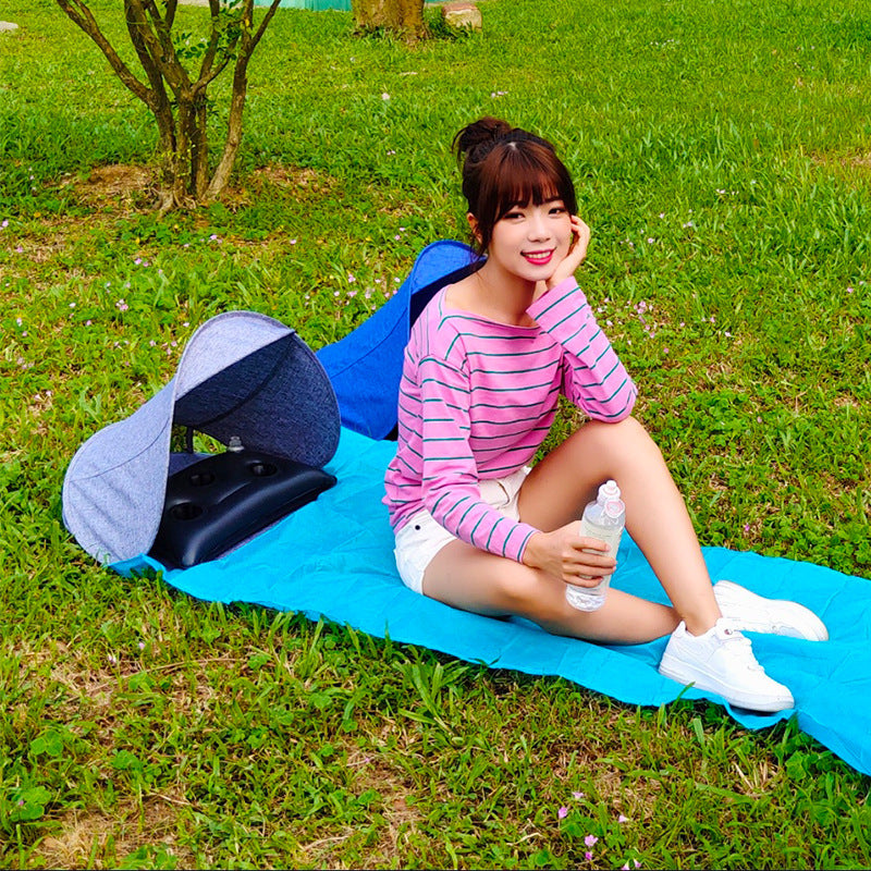 Outdoor beach umbrellas