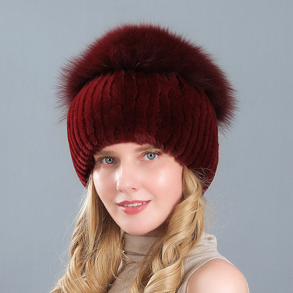 Earmuffs Straw Hat Women