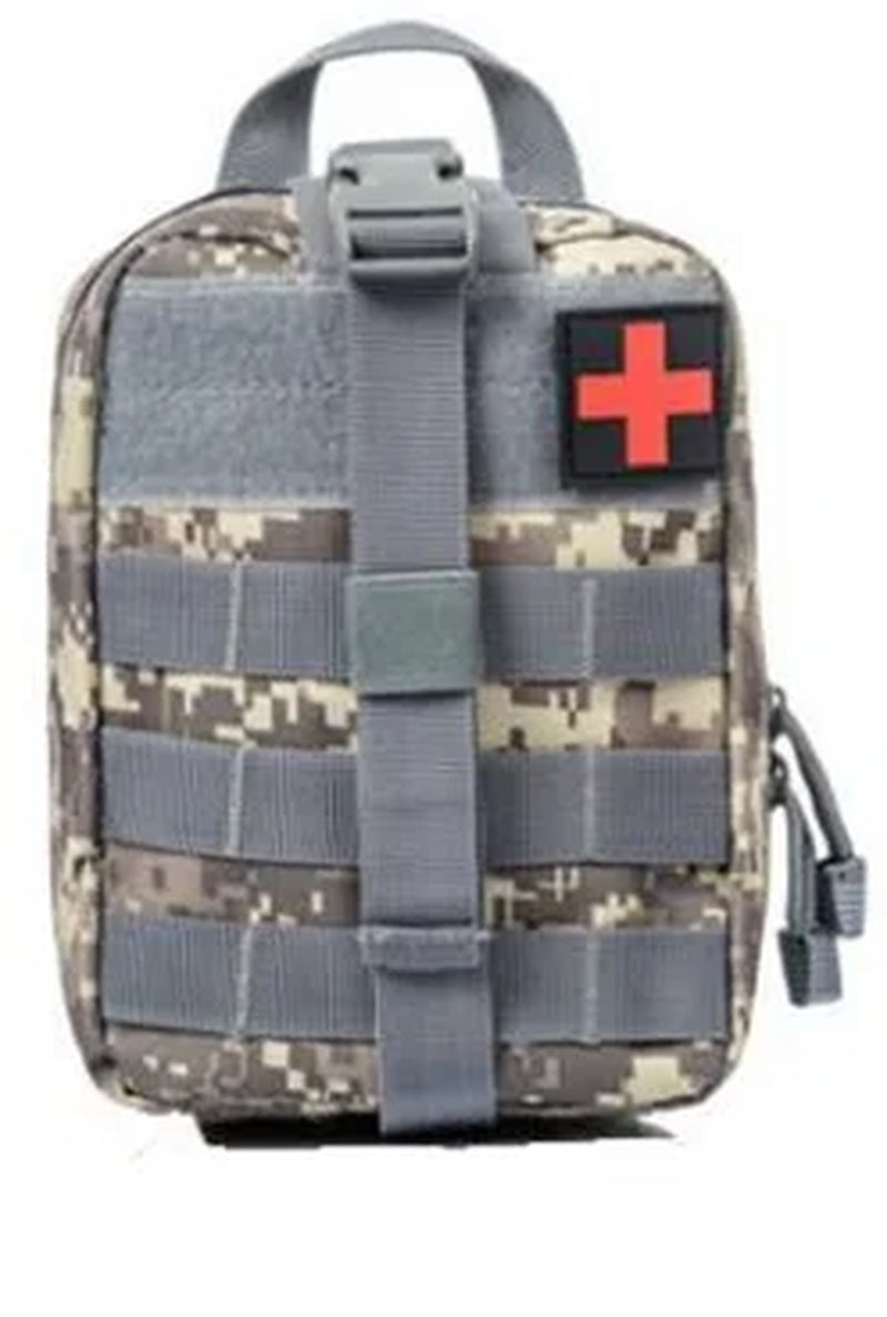 Medical Tourniquet + Rip Away IFAK Bag Combat Outdoors Emergency Medical First Aid Equipment One-Handed Tourniquet