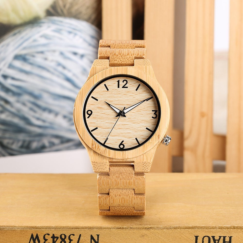 Wooden Quartz Men's Watch