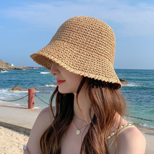 Straw Bucket Hat