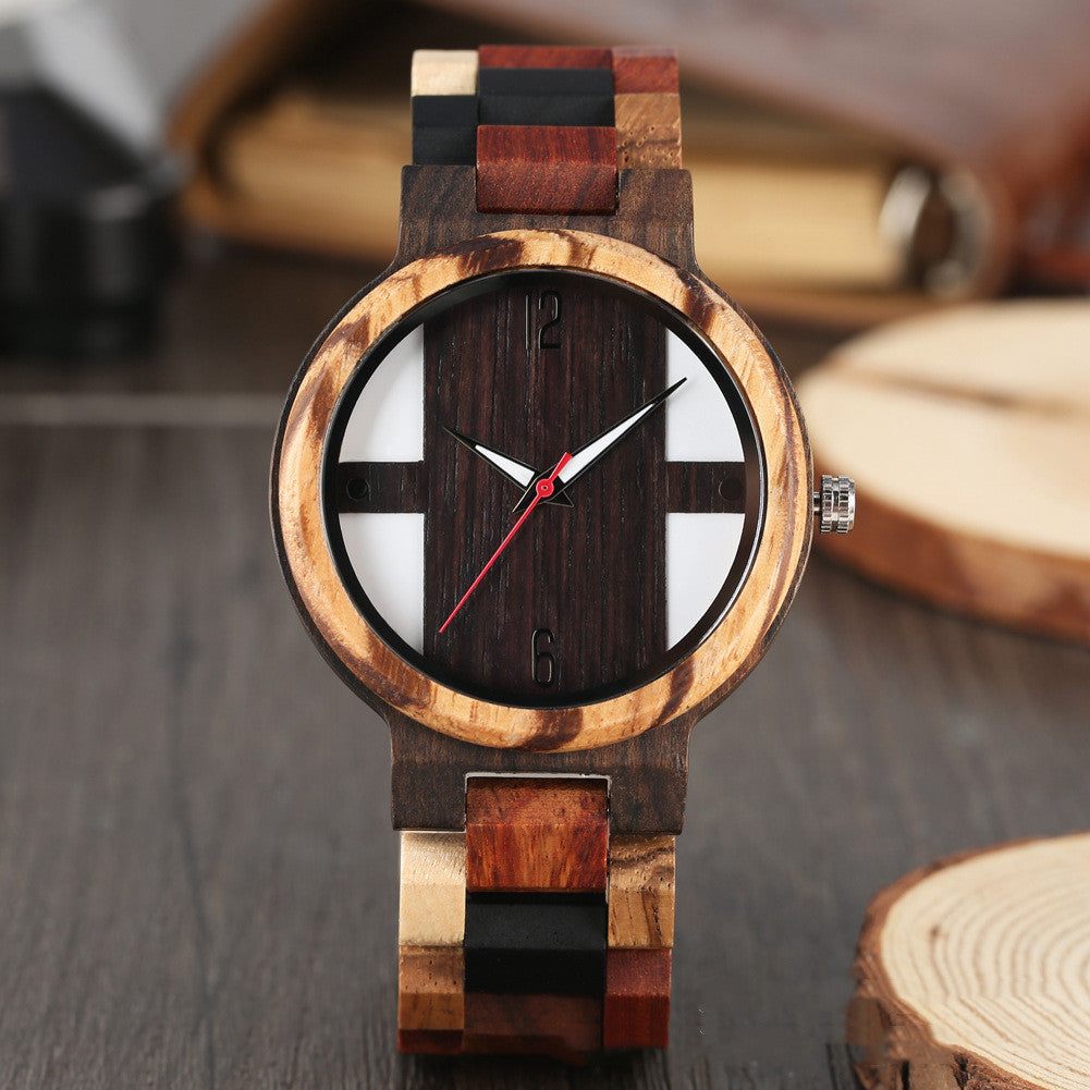 Wooden Quartz Men's Watch