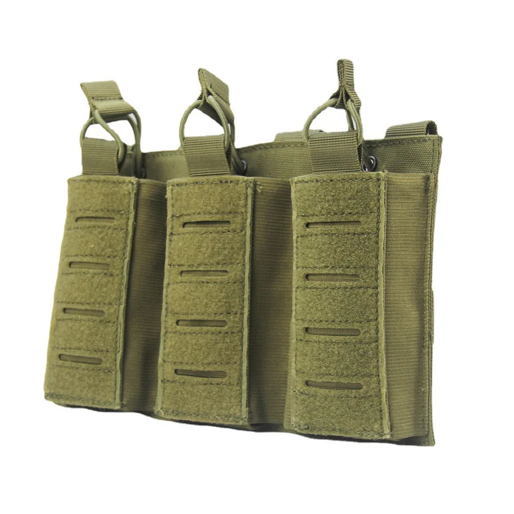 Tactical Triple Magazine Ammo Bag Camo Vest Molle Accessories Sundance Bag AK M4 Storage Bag Intercom Bags Hunting Gear Package