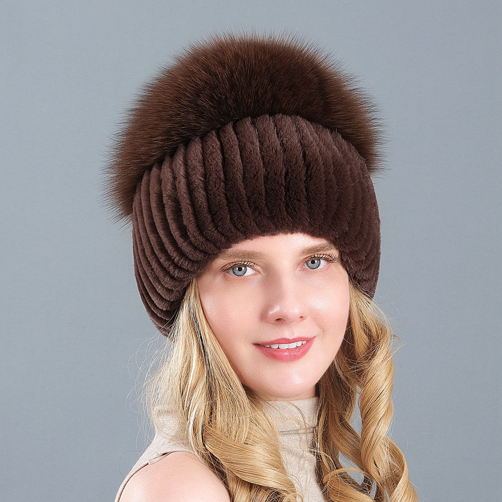 Earmuffs Straw Hat Women