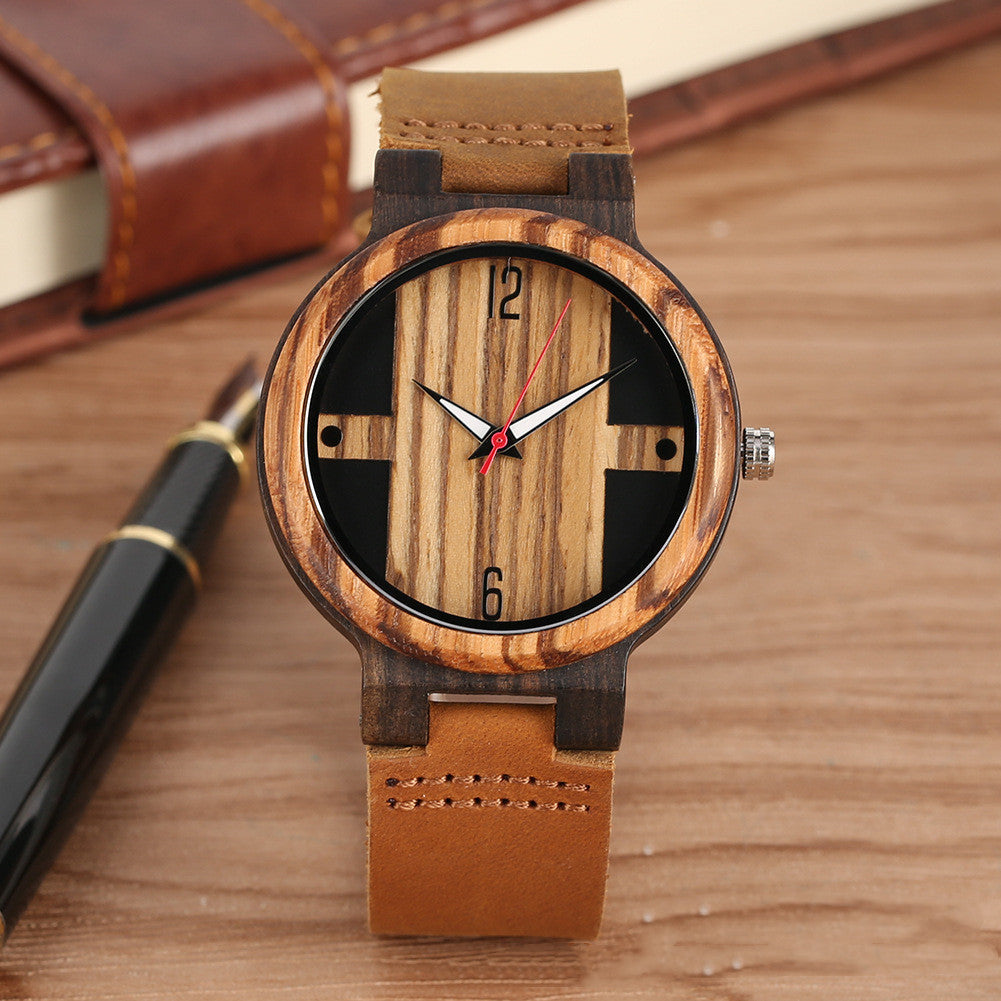 Wooden Quartz Men's Watch