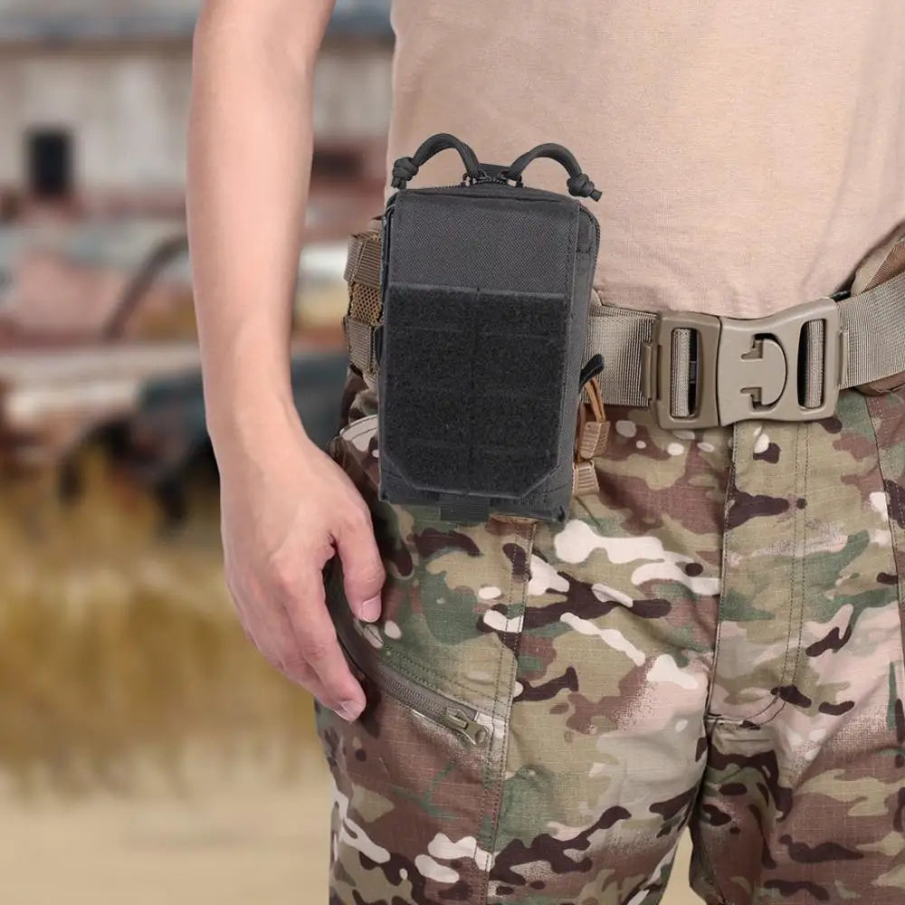 Tactical Molle Pouch Waist Bag Outdoor Men EDC Tool Bag Vest Pack Purse Mobile Phone Bag Case Hunting Bag