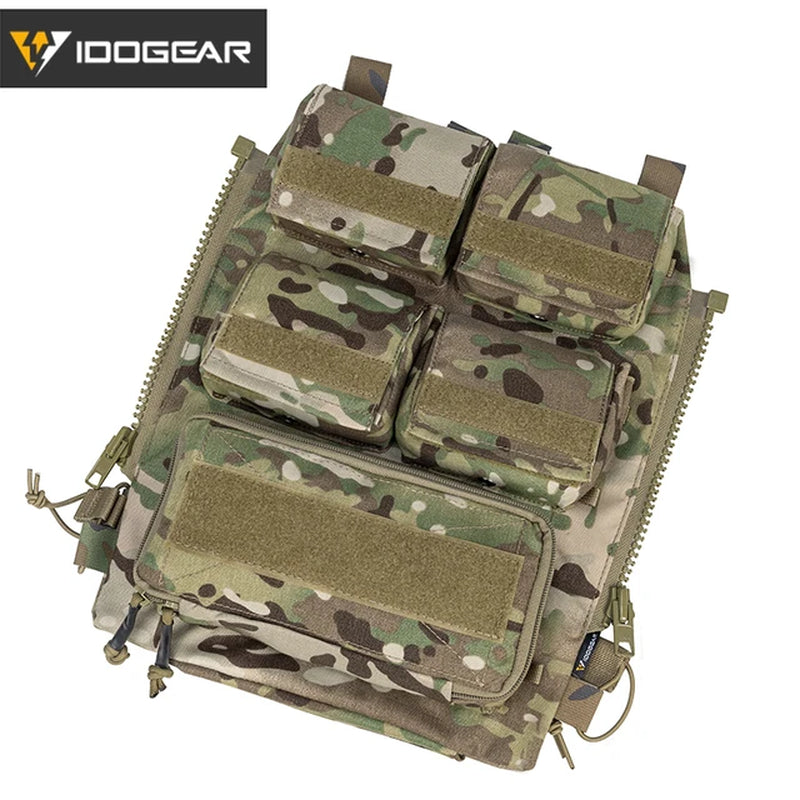 Tactical Pouch Bag Zip on Panel Modular Backpack for Plate Carrier W/ Mag Pouch for AVS JPC2.0 CPC Vest 3573