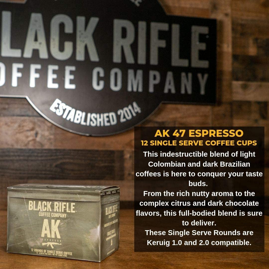 Supply Drop Variety Pack, with Silencer Smooth, AK Espresso, Just Black, and beyond Black Blends, 48 Coffee Pods