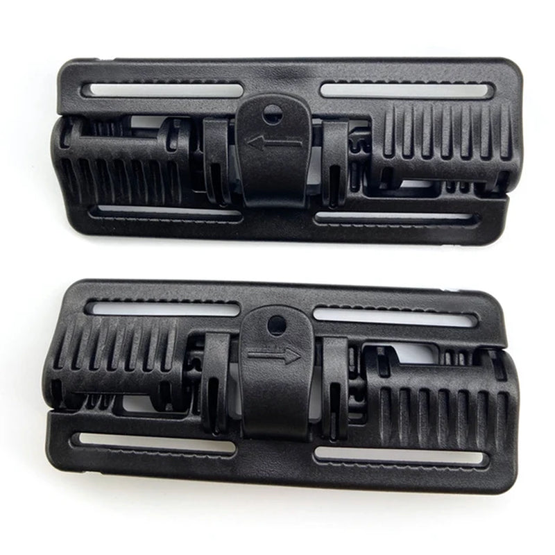 Tactical 2Pcs Tactical Vest Quick Release Buckle Slider MOLLE Strip Module Strip Buckle