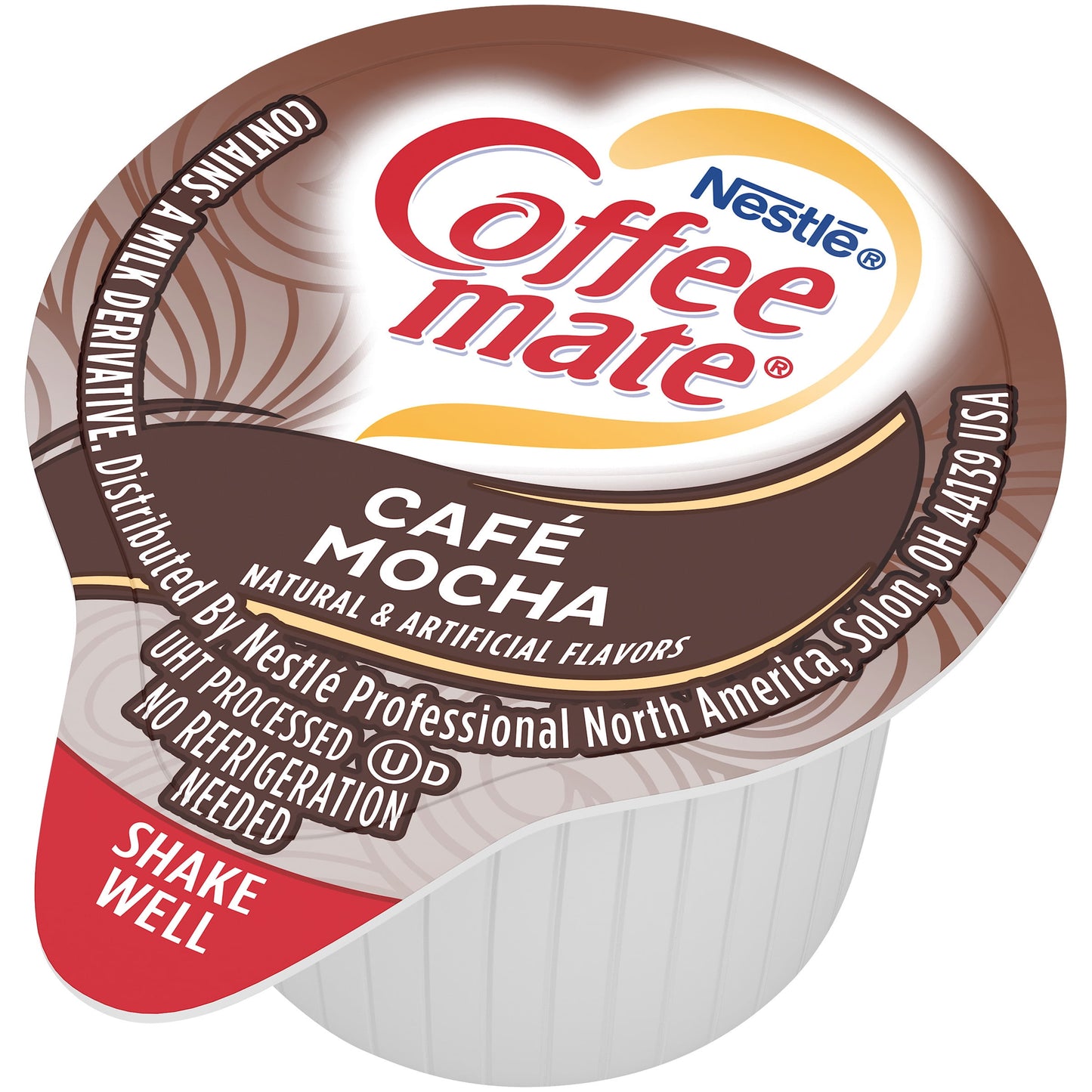 NESTLE Coffee Mate Coffee Creamer Café Mocha Flavor, Liquid Creamer Singles, 0.375 Fl. Oz., 200 Count