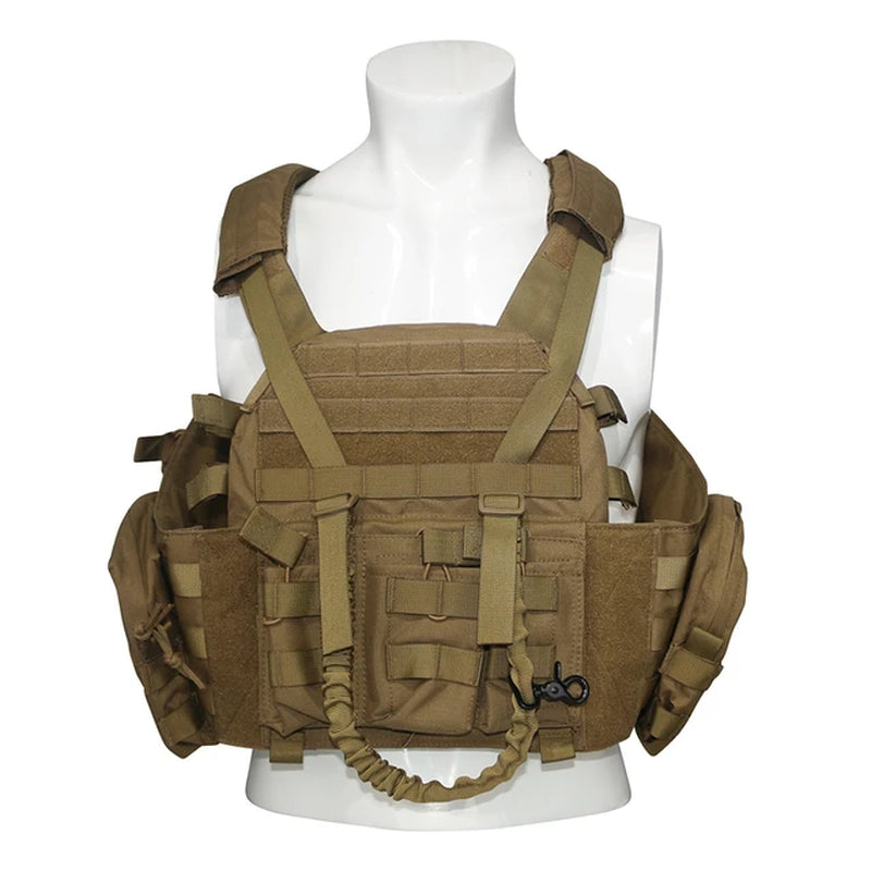 Tactical Vest Outdoor Hunting Plate Carrier Protective Adjustable Vest Airsoft Carrier Combat Equipment